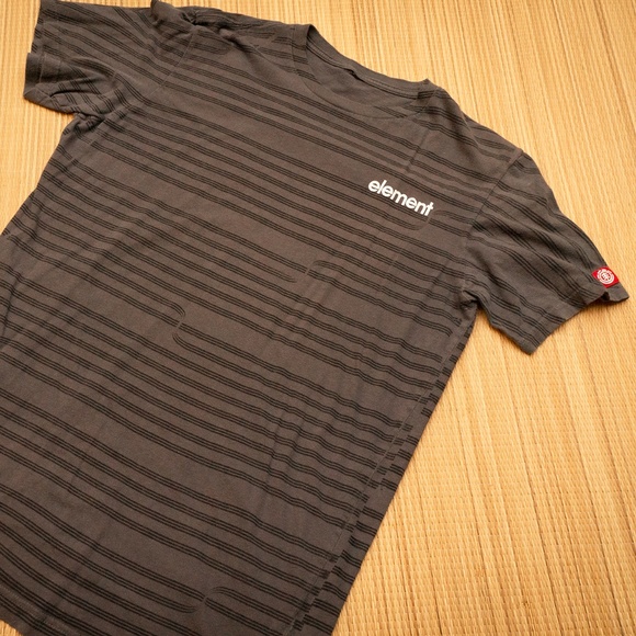 Element Other - ELEMENT Striped Logo TEE